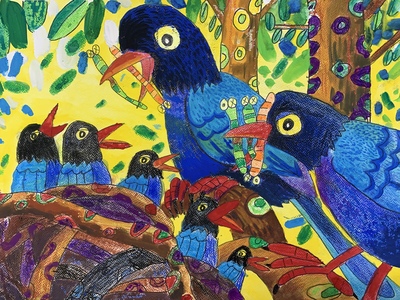 110校內美展得獎作品圖片